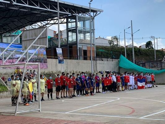 Inicio torneo relámpago de microfútbol_Gramalote_3