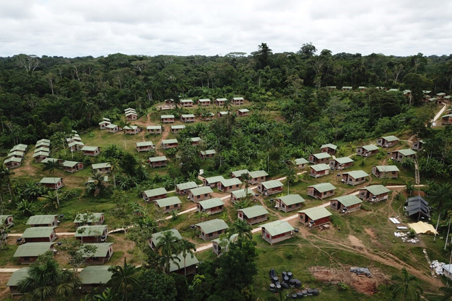 Segunda entrega de viviendas a comunidades indígenas en Puerto Nariño, Amazonas, hizo el Fondo Adaptación