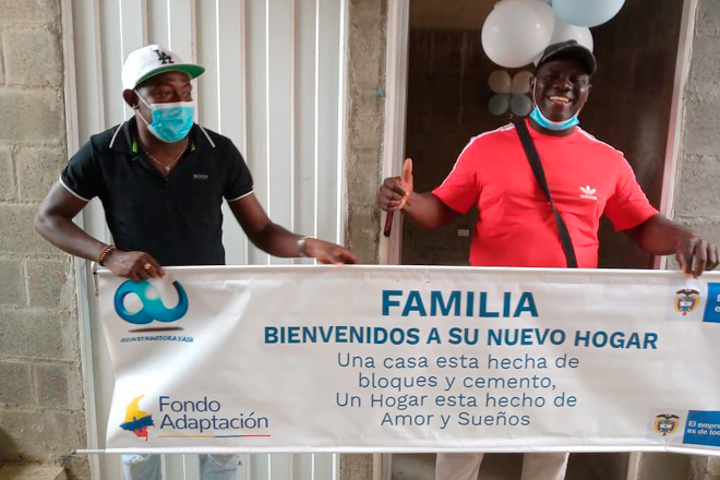 Fondo Adaptación culminó proceso de reubicación a familias vulnerables de Turbo, Antioquia