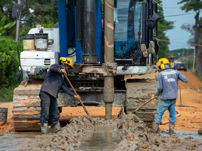 Visita de obra Jarillón de Cali