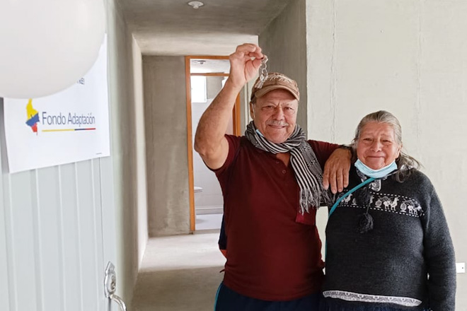 Fondo Adaptación benefició a 40 personas con la entrega de viviendas en Colón, Nariño