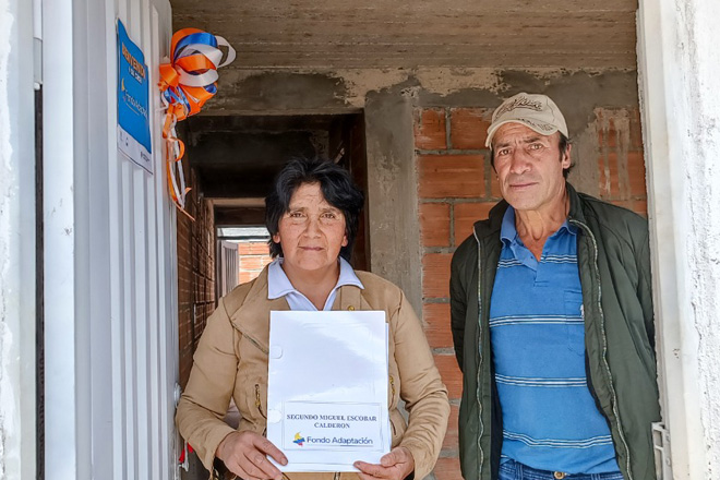 En Ospina, Nariño, 144 personas recibieron vivienda por parte del Fondo Adaptación 