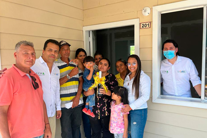 24 personas afectadas por el invierno en La Pintada, Antioquia, recibieron vivienda propia 