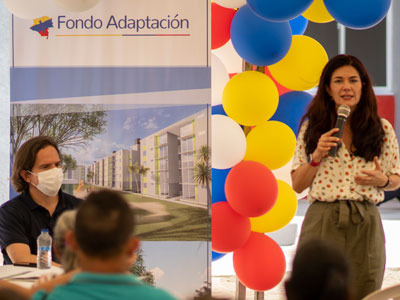 Reunión Fondo Adaptación y <br>Gobernación de Bolívar 