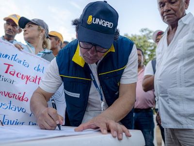 Firma Contrato UNGRD - Organizaciones Sociales