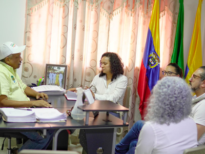 Reunión Alcalde de San Benito Abad Sucre