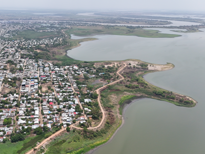 Recorrido obras barrio Girardot Magangué, Bolívar