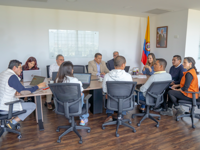 Reunión Gerente Alcalde Banco Magdalena