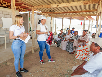 Actividad de Sensibilización - Urbanización Las Gardenias, Uribia La Guajira