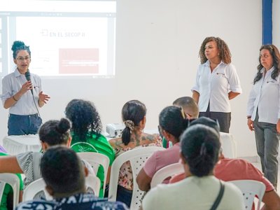 Capacitación a organizaciones ambientales en SECOP, El Banco, Magdalena