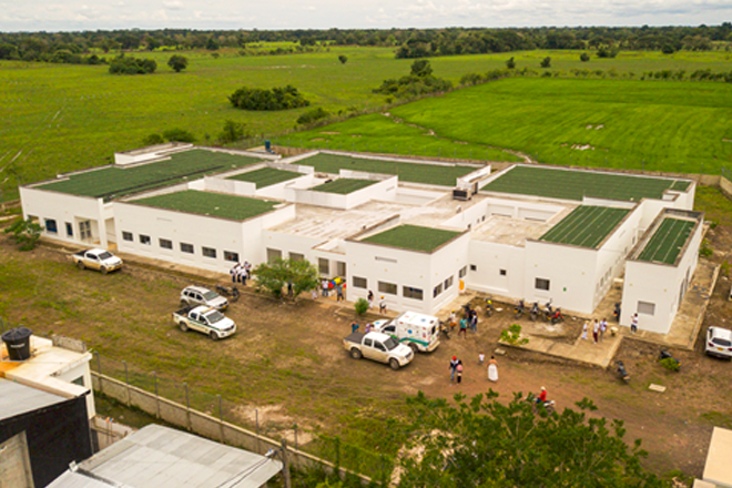 Fondo Adaptación entregó a satisfacción el Hospital Guaranda en el departamento de Sucre