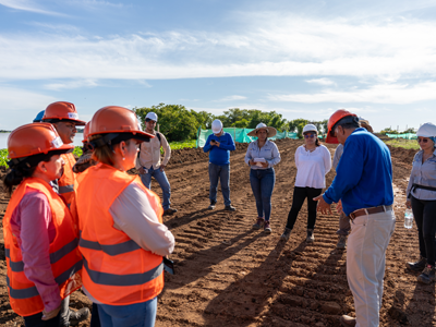 Recorrido de obra con ELS San Marcos, Sucre