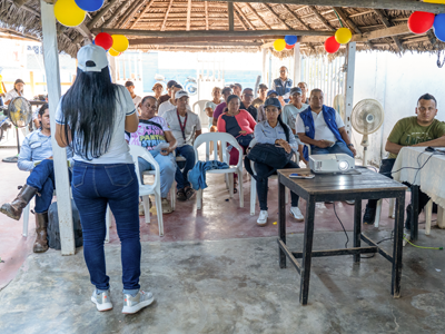 Foro 50%  Obras contra inundaciones Frente 6 Magangué, Bolívar