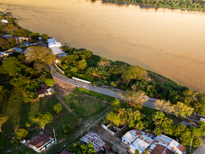 Visita de obra Obras contra inundaciones  Frente 6 Yatí, Bolívar