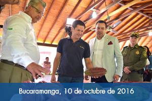 Fondo Adaptación entrega insumos y kit para cambio climático a cultivadores santandereanos 