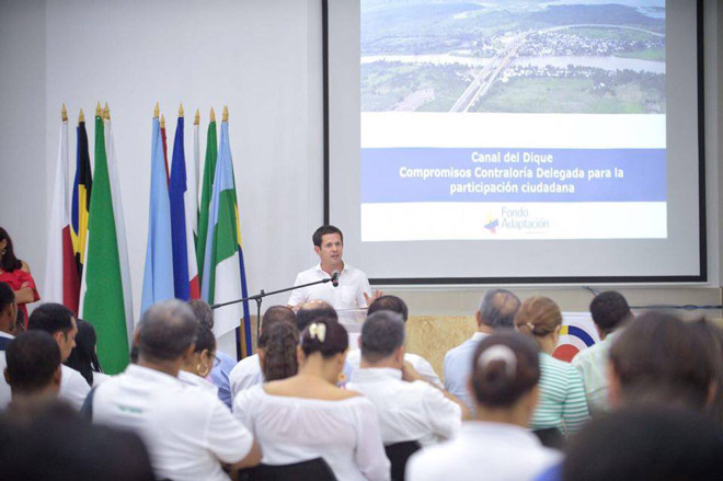 “Ya están contratadas todas las obras de protección de los centros poblados del Canal de Dique”