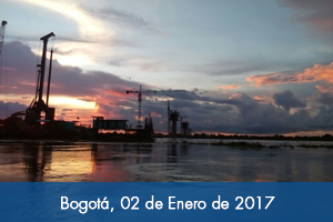  En sólo tres meses avances de obra del puente más largo de Colombia pasó de 20% a 45% 