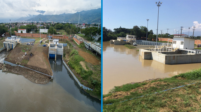Obras del Fondo Adaptación en Jarillón de Cali evitaron mayores inundaciones en la capital vallecaucana 