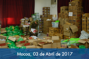 Gobierno abre centros de recepción de donaciones en especie con listado específico de productos