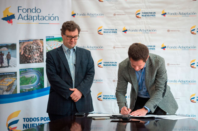 Fondo Adapatacion y ANI firman convenio para estructuración del megaproyecto Canal del Dique