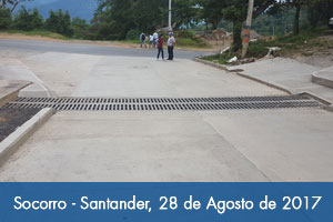 Reconstrucción de alcantarillado solucionó inundaciones en Socorro (Santander)