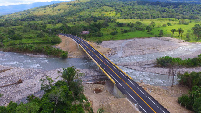 Listo Puente Lopeño, uno de los cinco más importantes entre Tame y Saravena (Arauca)