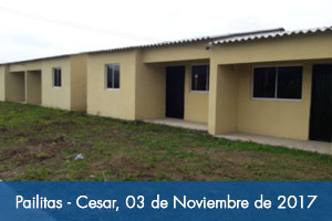 Más de 120 habitantes de Pailitas (Cesar) ya tienen casa propia adaptada al cambio climático
