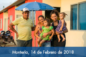 Todos los damnificados del fenómeno de La Niña de Cereté y San Pelayo ya tienen vivienda nueva 
