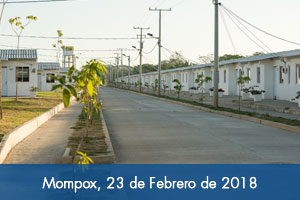 Presidente Juan Manuel Santos entrega 665 viviendas adaptadas al cambio climático en Mompox