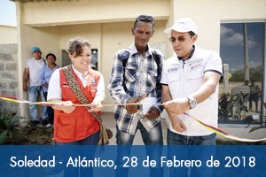 Fondo Adaptación entrega 96 casas adaptadas al cambio climático en Soledad (Atlántico)
