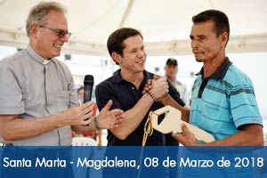 Nueva entrega de casas adaptadas al cambio climático en Magdalena