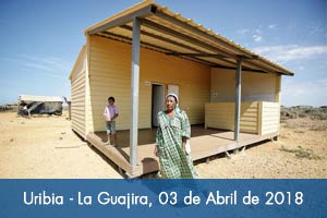 Fondo Adaptación entrega 170 casas en el punto norte más extremo de Colombia
