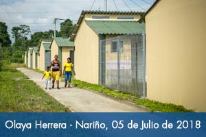 Más de 1.500 nariñenses de Olaya Herrera reciben casa nueva
