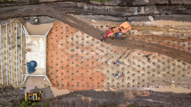 Avanzan obras de construcción de accesos de tramo vial Yatí-Bodega (Bolívar)
