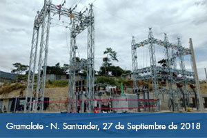 Lista nueva subestación eléctrica de Gramalote que beneficia al occidente de Norte de Santander
