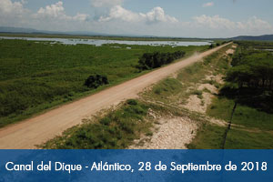 Listo refuerzo del dique Polonia que protege a más de 73.000 habitantes de Atlántico
