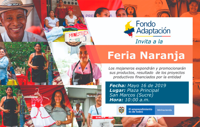 Fondo Adaptación realiza primera Feria Naranja en La Mojana