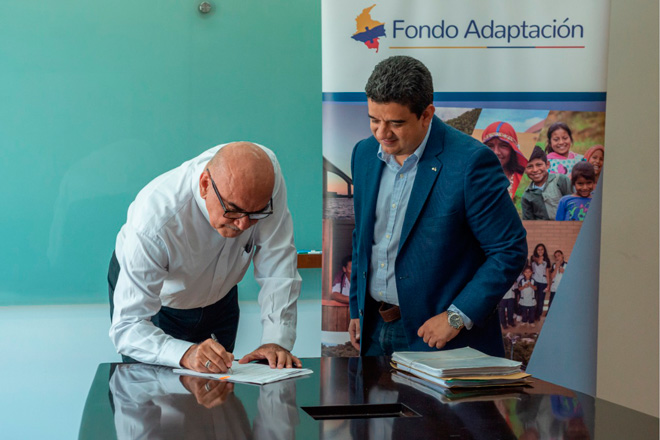 Fondo Adaptación firma contrato para asistir a caficultores del departamento de Magdalena
