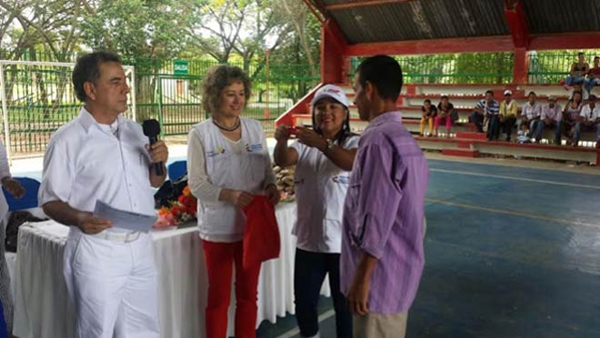 311 familias de Aguachica conocieron la ubicación de sus nuevas viviendas